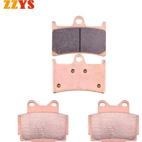 125CC Motorcycle Front and Rear Brake Pads and Discs Kit For Yamaha TZR125 TZR125R TZR 125 R 1993 Low Dust Long Life