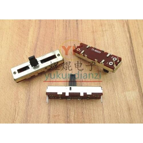 3.5cm 35mm K200K 200K shaft length 10mm mono mixer sliding potentiometer fader vertical