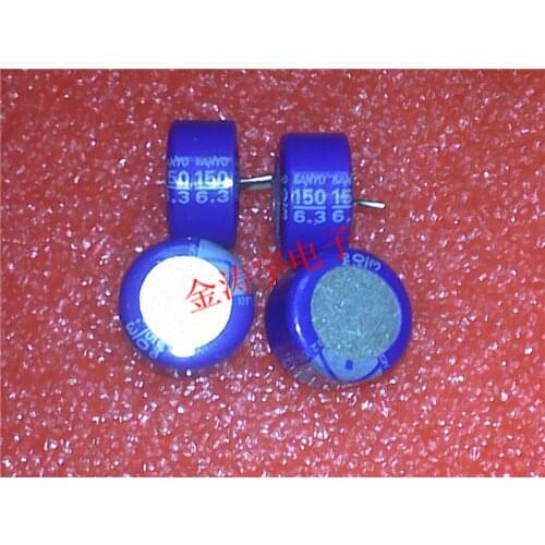 Original New 100% 6.3V150UF 10x6 SL series DIP solid capacitor 6SL150M (Inductor)