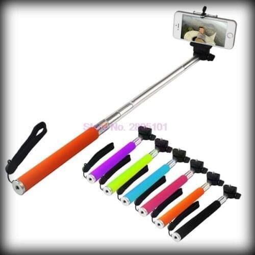 By dhl or ems 100pcs Selfie portrait Handheld Stick Monopod Tripod with Holder for Digital Camera for iPhone for Cell Phone