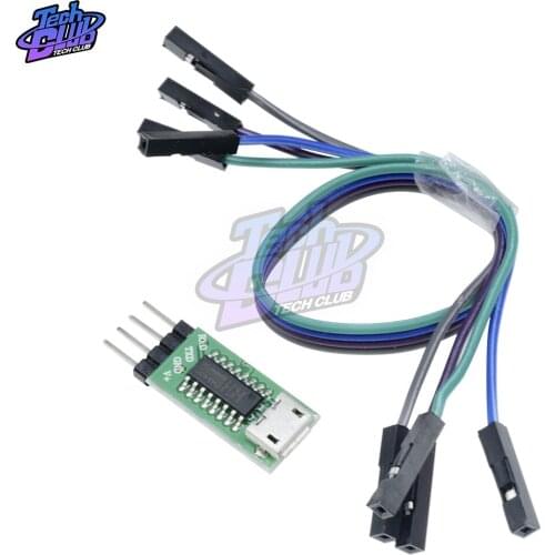 Mini CH340C Micro USB to TTL Serial Port ISP Download Module 5V 3.3V 500mA Replace CH340G CH340T For STM32 51 With DuPont Line