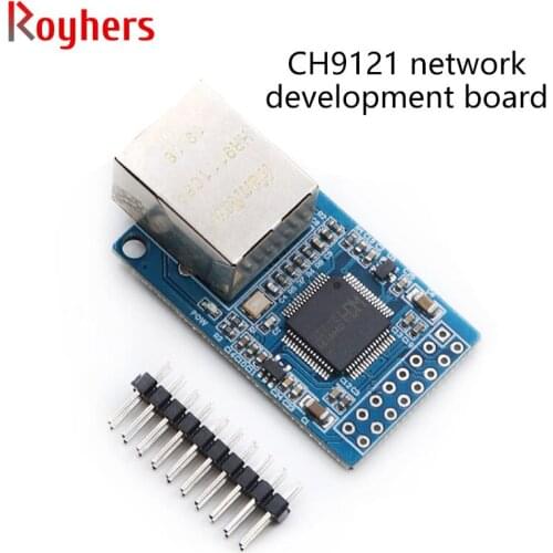 Serial Port To Ethernet Module CH9121 Network Development Board Serial Port Server Single Chip Microcomputer Networking Module