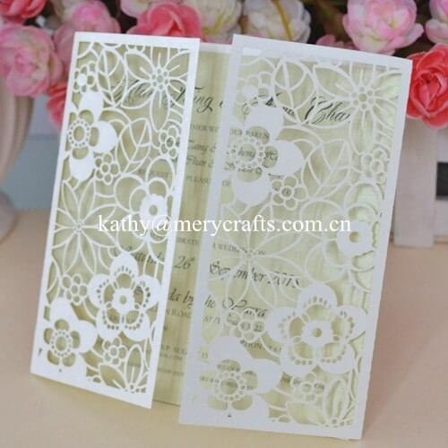 Luxury Laser Cut Fleur De Lis Lace Wedding Invitation Invite Template Card Cover,unique wedding invitation card