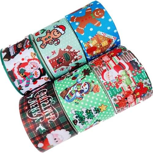 Christmas Printed Grosgrain Ribbon 45456
