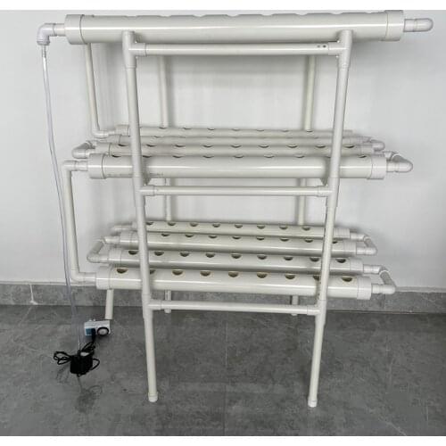 Indoor Growing System With Hydroponics System For Planting Lettuce Strawberry