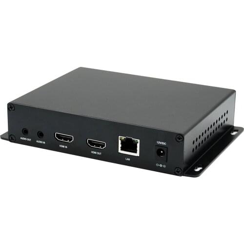 H.265 HDMI Video Encoder with LED HD Video Audio Decoder IP Streaming Decoder IP To HDMI + CVBS AV Support Output For Deco