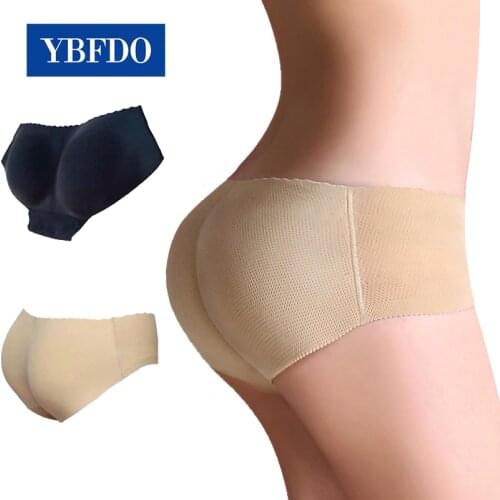 YBFDO Women Shapers Padded Butt Lifter Fake Ass Seamless Underwear Hip Enhancer Shaper Panties Push Up Buttocks