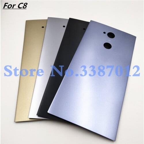 For Sony Xperia XA2 Ultra C8 back housing battery cover case Replacement H4233 H4213 H3213 For SONY XA2 Ultra Rear housing+Logo