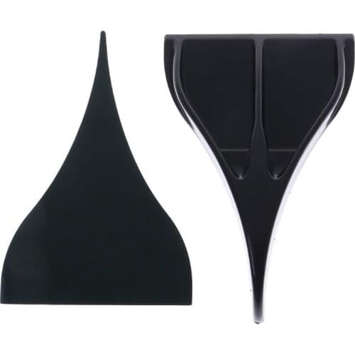 1Pcs Carbon Fiber Shark Fin Kit Diffuser Spoiler Roof Wing Windshield Vortex Generator for Windscreen RoofSpoiler Bumper