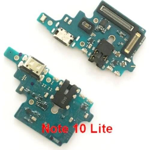 10pcs New Original For Samsung Galaxy Note10 N970F Note 10 Lite Plus N976B USB Charger Charging Dock Port Connector Flex Cable