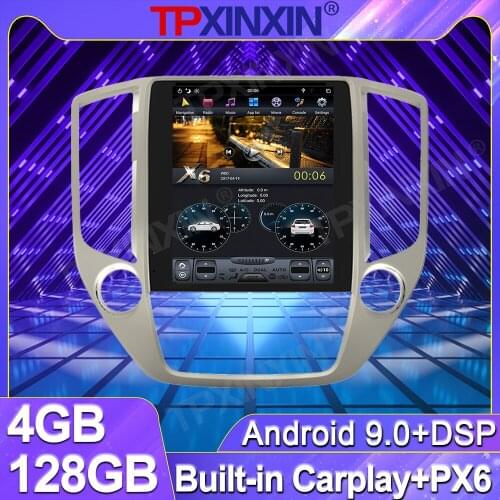4+128G For Changan CS95 2016-2018 Android 9.0 PX6 Tesla Car vertical big screen stereo radio multimedia video player GPS Navi