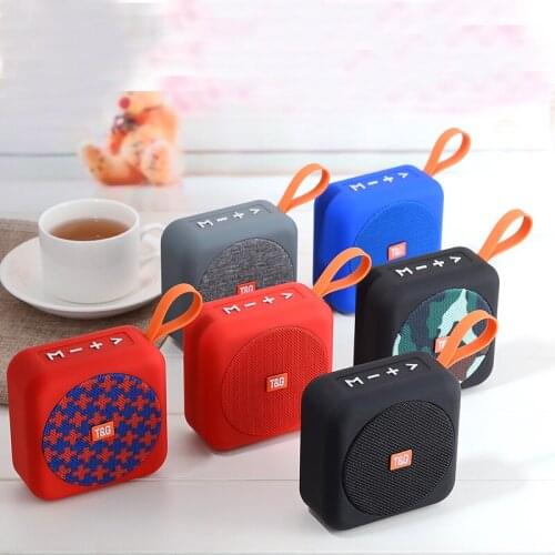 TG505 Mini Portable Bluetooth Speaker Support FM Radio Card Handsfree Call Bicycle Wireless Speaker Outdoor Column Loudspeaker