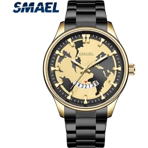SMAEL Watch Japanese Movement Quartz Wristwatches Creative Quartz Watches Men Top Luxury Casual Business Luxury Watches