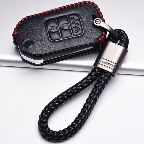 Key cover car Key case for car For Honda Civic CR-V HR-V Accord Jade Crider Odyssey 2015- 2018 Remote Key Protection 2 button