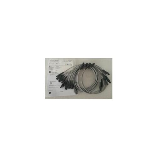 GE MAC5000 MAC5500 ECG cable lead wire 10 pcs/set(6 pcs Chest guide 70CM, 4 pcs limb guide 90CM) PN:420101-002