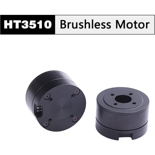 HT3510 Gimbal Camera Brushless Motor 12.6mm Hollow Shaft Motor for 12CH Slip Ring ILDC Encoder Motor with AS5048A/AS5600 Encoder