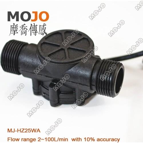 MJ-HZ25WA G1" Inch Thread Flow Meter PBT Material Water Flow Sensor