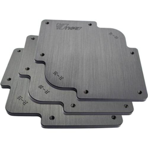 New 1Set R Round Corner Radius Jig Router Templates Bakelite Plate Engraving Machine