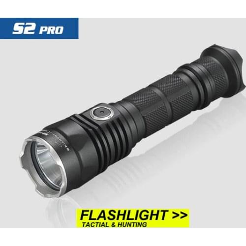 2017 New SKILHUNT S2 PRO CREE XP-L HD or HI LED USB rechargeable tactical 1250 Lumens / 1100 Lumens flashlight