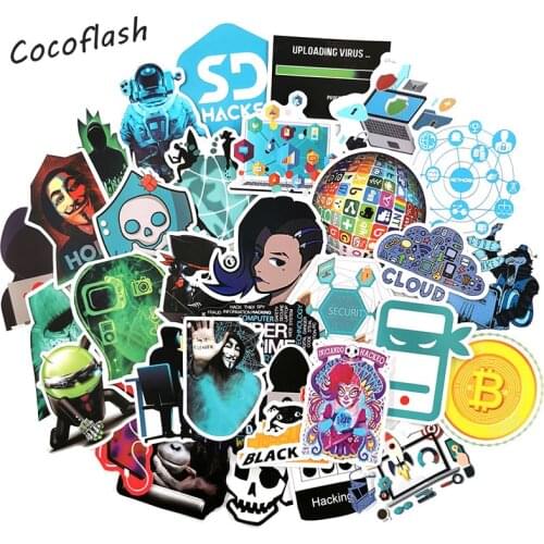 10/50 PCS Programming Hackers Sticker Programs Language Internet Software Decal Stickers For Geek Notebook PS4 Computer Laptop