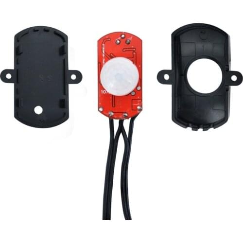 DC 5-24V 5A Mini Adjustable Auto PIR Infrared Motion Sensor Detector For LED Light Strip Switch lighting 5.5 DC plug TDL-2023