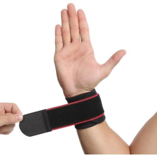 1PCS Adjustable Sports Wrist Brace Wrap Wrap Support Band Gym Strap Safety Sports Wristband Protective Hand Bands