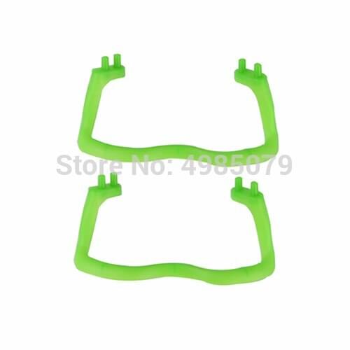 2PCS/Lot Landing Gear for X5A-1 Landing Skids Set Foot Stool Stents RC Heli Drone Spare Part Green color