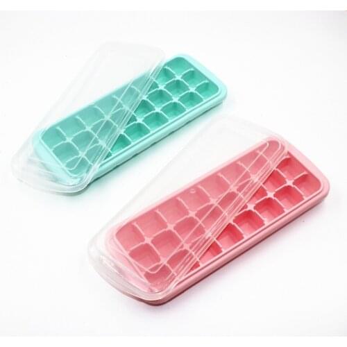 Silicone Ice Tray 24 Cubes Kitchen Bar Tools Appliances Jelly Cube Mold Tray Flexible Silicone Ice Cube Molds Tray with Lids