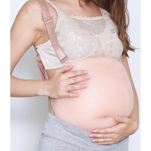 Silicone Belly Stronger Straps Waist Belt Tummy Woman Pregnant 3-4 Months