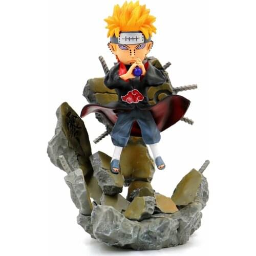 Naruto Anime Huoying Lbs Xiao Organization Resonance GK Reincarnation Eye Pein Statue Limited Boxed Handmade Model Ornaments
