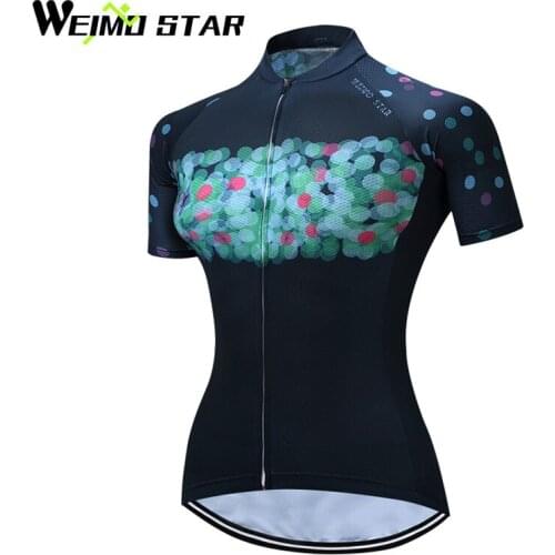 WEIMOSTAR Womens Pro Team Ropa Ciclismo Cycling Jersey Mountain Bike Ladies Cycling Jersey Tops Shirts S-XXXL