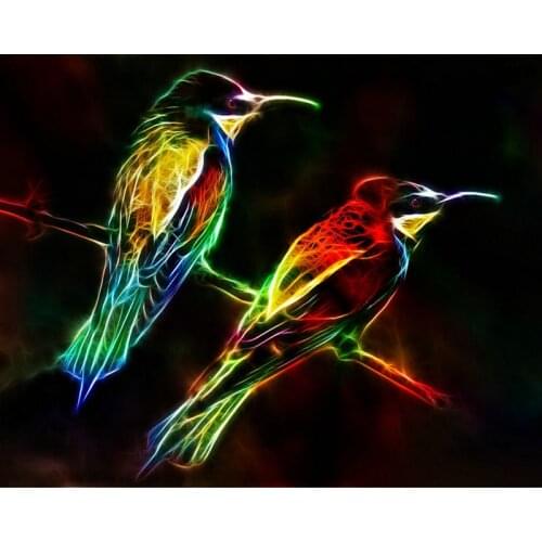 YIKEE diamond painting bird,cross stitch diamond,diamond mosaic paintings Y018