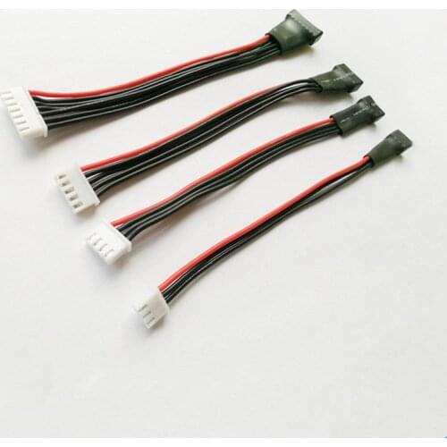 Lipo Battery Balance Charging Cables 2S-6S Lithium Battery Silicone Cable Male Female Plugs 5PCS RC Connector Plugs Wire 10-20cm