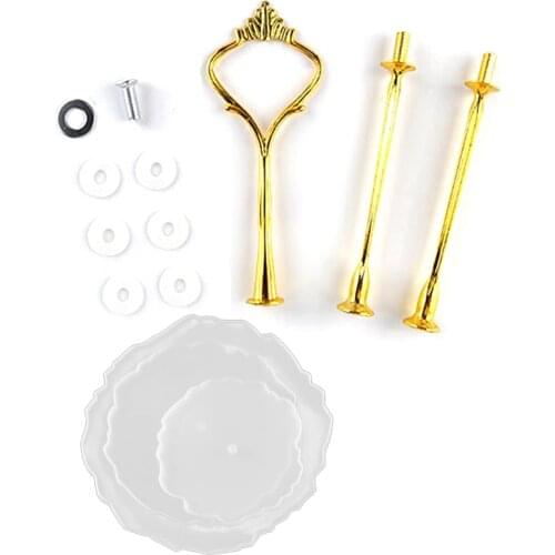 3-Layer Tray Silicone Mold DIY Epoxy Resin Coaster Epoxy Mold Tray Handicraft Making Tools