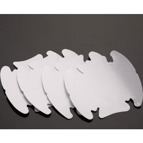8pcs Invisible Clear Car Door Handle Paint Scratch Protector Guard Film Sheet
