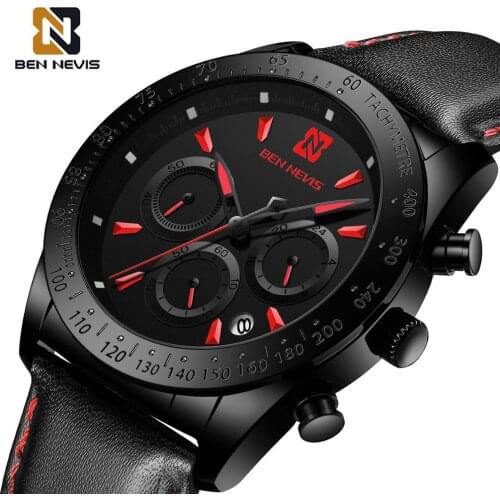 Men's Watch With Leather Strap BEN NEVIS China