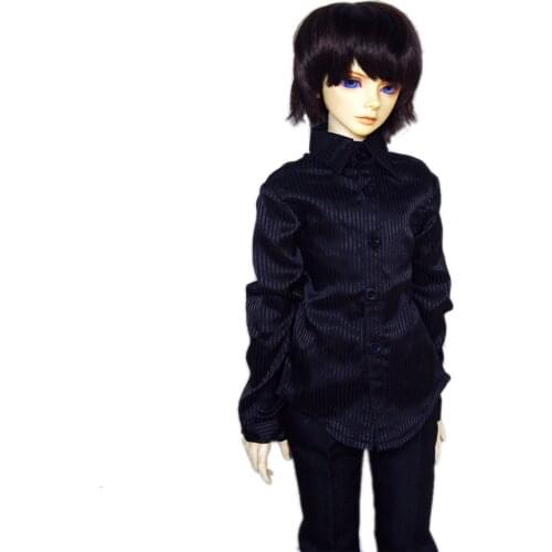 [wamami] 529# Black Satin Shirt/Top/Clothes For 1/3 SD DZ AOD BJD Doll