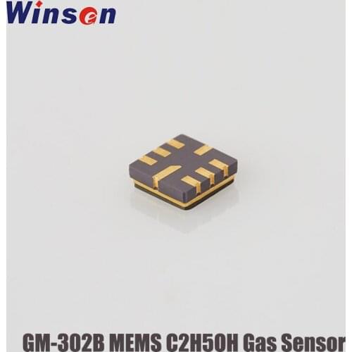 10PCS Winsen GM-302B MEMS C2H5OH Alcohol Gas Sensor Low Power Consumption 1-500ppm