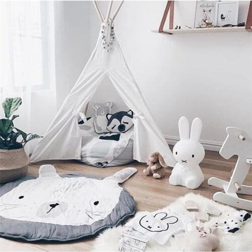 Baby play Mats Animal climbing carpet infant Crawling Blanket Round Carpet Rug Toys Mat For Children Room Decor Photo Props