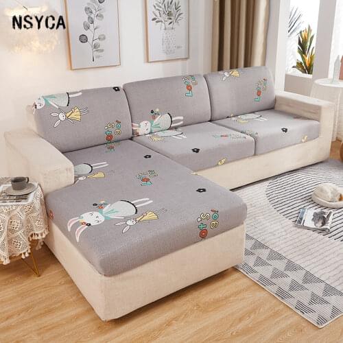 Sofa Cushion Cover Cartoon Home Sofa Cover Elastic Decoration Cover Sofa Cushion Sofa Hat Cover Universal Combination Sofa Cover