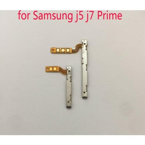 Power Volume Flex Cable For Samsung J5 J7 Prime Galaxy G570 G570F G610 G610F Original Phone Housing Side Push Key Button Flex