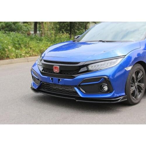Suit For 10th the Generation Bright Black Civic Refitting Double-layer Grid Typer