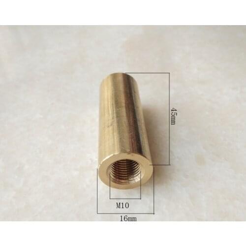 M10 brass Brass Universal Joint, Universal connection tube, M10 brass bamboo joint pure copper connecting lighting accessories