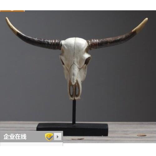 Northern Europe restores ancient ways ox horn decoration Europe type ox head tcow head place soft outfit to place adorn article
