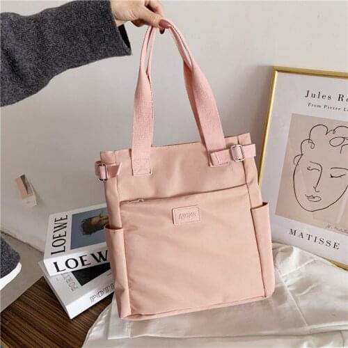 Foldable Large Capacity Women Shoulder Totes Bag Women Casual Travel Top Handle Handbags Female Casual Sport Crossbody Bags sac