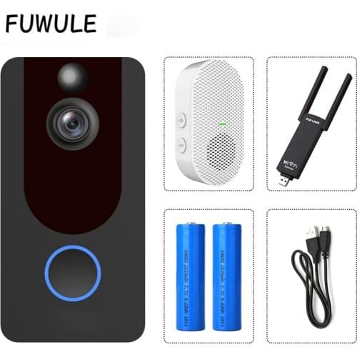 Smart Doorbell Camera V7 WIFI 1080P IP Door Bell Apartments IR Alarm Wireless Security Intercom Doorbell Video ios and Android