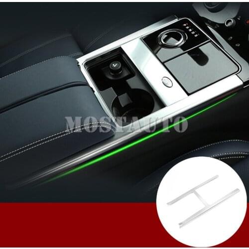 For Land Rover Range Rover Velar Inner Centre Console Gear Box Frame Trim Cover 2017-2020 1pcs Car Accessories Interior