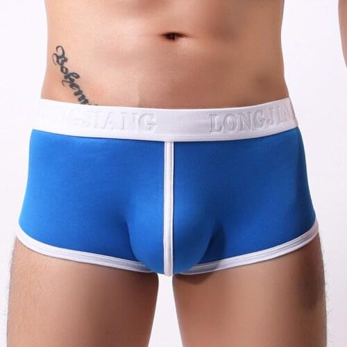 Sexy Men Boxer Soft Breathable Underwear Male Comfortable Cotton Panties Underpants Cueca Boxershorts Homme U Convex