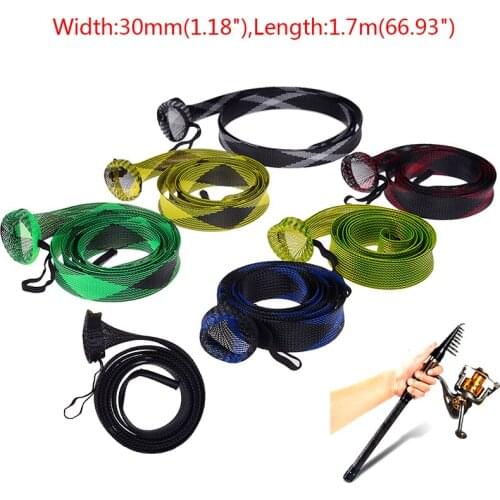 1Pc Flexible Cover Protector Staaf Mouw Staaf Sok Pole Glove Protector Gereedschap Zee River Lake Zwembad Vissen Visgerei