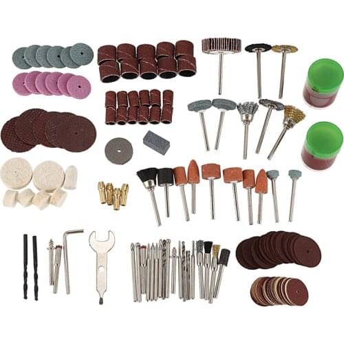 142Pcs Electric Grind Mini Rotary Power Drill Tool Accessory Kit Set